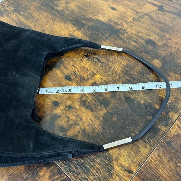 Gucci Suede Hobo Bag Black W/ Certificate of Authenticity - Picture 16 of 16
